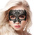 PRINCESS BLACK LACE MÁSCARA FANTASÍA - NEGRO nº3