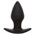 ROCK BOTTOM PLUG ANAL PERFEITO 10 VIBRAÇÕES SILICONE PRETO n