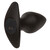 ROCK BOTTOM PLUG ANAL PERFEITO 10 VIBRAÇÕES SILICONE PRETO n