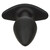 ROCK BOTTOM PLUG ANAL PERFEITO 10 VIBRAÇÕES SILICONE PRETO n