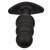 ROCK BOTTOM PLUG ANAL PERLÉ 10 VIBRATIONS SILICONE NOIR nº4