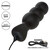 ROCK BOTTOM PLUG ANAL PERLÉ 10 VIBRATIONS SILICONE NOIR nº7