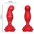 VIBRADOR ROSA E PLUG ANAL CONTROLE REMOTO VERMELHO nº1