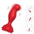 VIBRADOR ROSA E PLUG ANAL CONTROLE REMOTO VERMELHO nº3