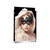 Royal black lace máscara fantasía - negro