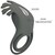 RUBEN DOBLE ANILLO VIBRADOR CON ESTIMULADOR GRIS nº8