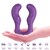 VIBRADOR SERAPH DUPLO CONTROLE REMOTO ROXO nº3