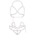 SET SUJETADOR MUÑEQUERAS & TANGA PERLA nº4