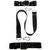 Set versatile di polsini BDSM di lusso con cinghie resistent