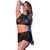 Sexytime -set blusa y minifalda - negro