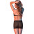 Sexytime -set blusa y minifalda - negro
