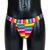 tanga masculina arco-íris