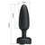 TARION ANAL PLUG COM LUZ LED PRETO 12,5 CM nº4