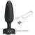 TARION ANAL PLUG COM LUZ LED PRETO 12,5 CM nº6