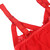TEDDY CON LIGUERO DETALLE TIRAS PECHO ROJO S/M nº6