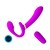 THUNDERBIRD VIBRATORE DOPPIO STRAP-ON TELECOMANDO VIOLA nº3