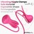 Tickly Pinzas para Pezones con Vibración, Control y Collar c