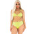TOP & BRAGAS CON TIRANTES AMARILLO