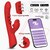 Trixy Vibratore con Funzione Tapping e Biting, Controllabile