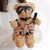 URSO DE PELÚCIA BONDAGE CRUSHITO PRETO 31CM CRUSHIOUS nº5