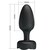 VARIAN ANAL PLUG COM LUZ LED PRETO 10,8 CM nº4
