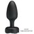 VARIAN ANAL PLUG COM LUZ LED PRETO 10,8 CM nº6