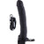 Pene realístico vibrador con arnés 29 cm negro