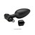 VIBRA BUTT PLUG 2 PLUG ANAL 10 VIBRACIONES NEGRO nº6
