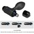 VIBRA BUTT PLUG ANAL 10 VIBRACIONES NEGRO nº15