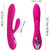 VIBRADOR & ESTIMULADOR FLEXIBLE EFECTO CALOR FUCSIA nº1