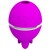 VIBRATORE IN SILICONE TONDO VIOLA GEMINI BALL nº1