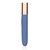 VIBRADOR DE VIAGEM COM COMPARTIMENTO PARA LUBRIFICANTE BLUE