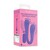 VIBRADOR FLEXÍVEL COM COMANDO DUAL-ENDED BENDABLE ROXO LOVEL