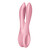 VIBRADOR THREESOME 1 ROSA SATISFYER nº2