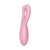 VIBRADOR THREESOME 4 COM APP SATISFYER ROSA nº1
