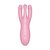 VIBRADOR THREESOME 4 COM APP SATISFYER ROSA nº3