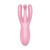 VIBRADOR THREESOME 4 COM APP SATISFYER ROSA nº4