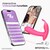 Wingy Estimulador Mariposa con APP Peach Red nº6