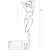 WOMAN BS035 BODYSTOCKING NERO TAGLIA UNICA nº2