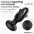 Zack Plug Anal con Flipping Tongue y Vibración con App nº2