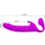 ZANINI DILDO STRAP-ON SIN ARNES 10 VIBRACIONES MORADO nº7
