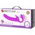 ZANINI DILDO STRAP-ON SIN ARNES 10 VIBRACIONES MORADO nº8