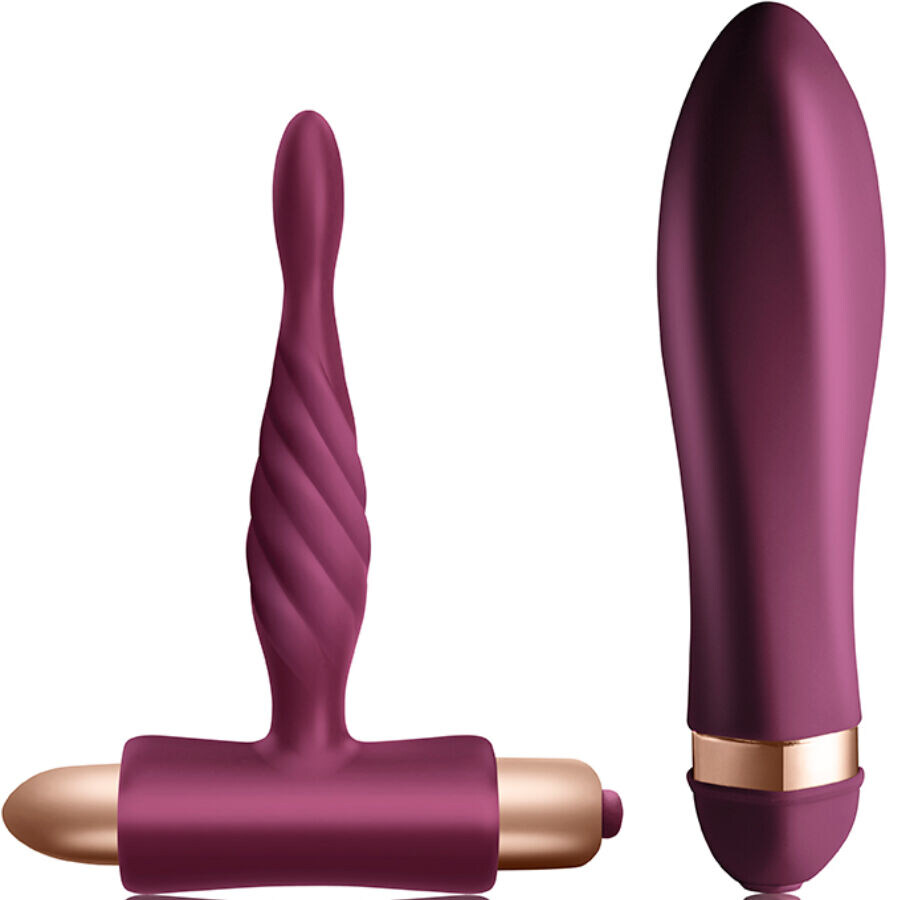 Kit compreso di mini vibratore e plug anale
