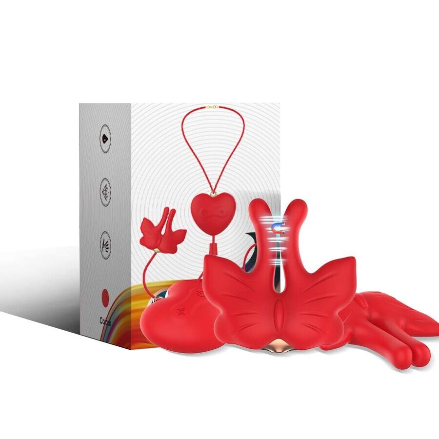 Pinças Magnéticas Vibradoras com Design de Coelho ou Borboleta Pinças Magnéticas Vibradoras com Design de Coelho ou Borboleta