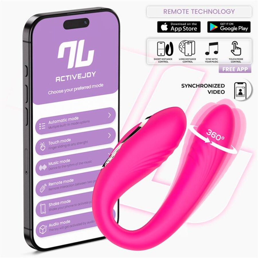 Couty Juguete para Parejas con Oscilación 360º con APP nº4