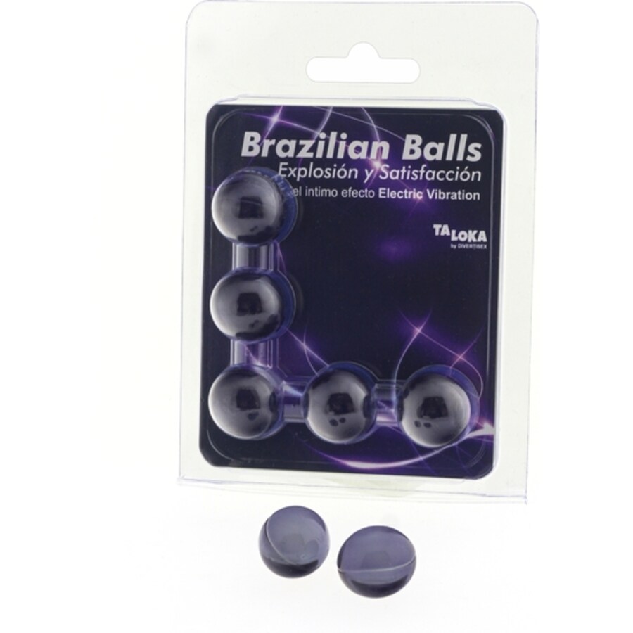 5 palline brasiliane esplosione di aromi gel effetto eccitan