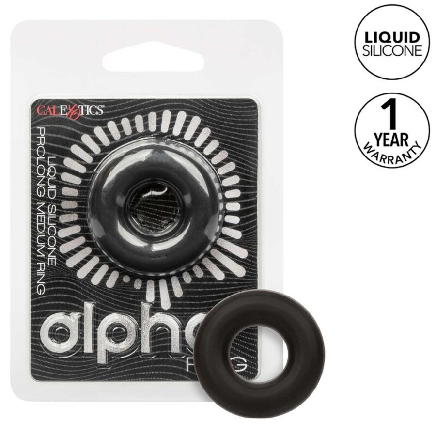 ALPHA PROLONG MEDIUM RING PRETO