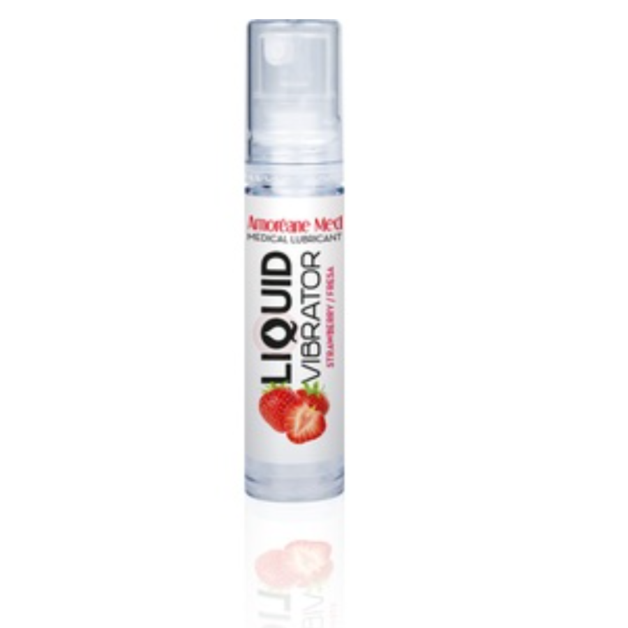 Vibrador líquido Amoreane 10ml - morangos