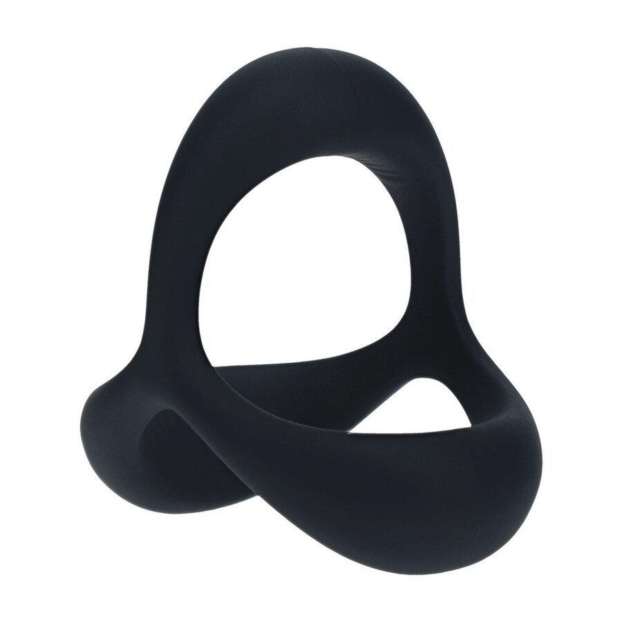 ANELLO PER IL PENE IN SILICONE TRI O ERGO NERO LEVELZ