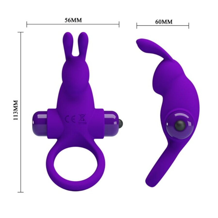 VIBRATING RING WITH RABBIT FOR 6
